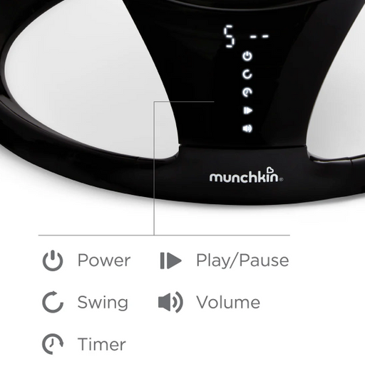 Shop Munchkin Bluetooth Enabled Baby Swing, Black at Goodbuygears