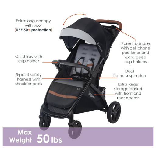Shop Baby Trend Tango PRO Travel System, Dash Black, 2025 at Goodbuygears
