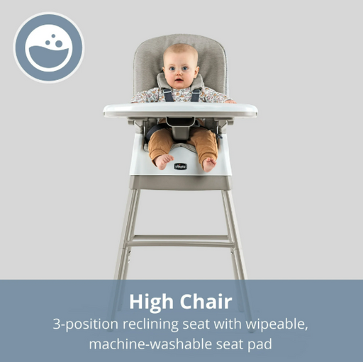 Shop Chicco Stack Hi-Lo 6-in-1 High Chair, Tide at Goodbuygears