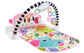 Shop Fisher Price Glow And Grow Kick And Play Piano Activity Mat, Pink at Goodbuygears