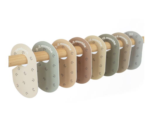 3 Sprouts Closet Dividers (Newborn to 24 Months), Blueberry