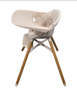 Shop Lalo The Chair, Grapefruit, Natural Wood at Goodbuygears