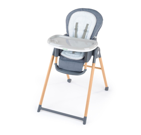 Shop Ingenuity Proper Positioner Deluxe High Chair, Chambray at Goodbuygears