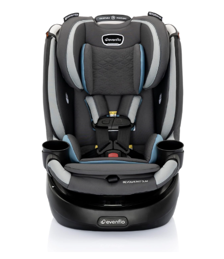 Shop Evenflo Revolve 360 Slim 2-in-1 Rotational Car Seat Without SensorSafe, Stow, 2025 at Goodbuygears