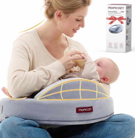 Shop Momcozy Memory Foam Nursing Pillow, Grey at Goodbuygears