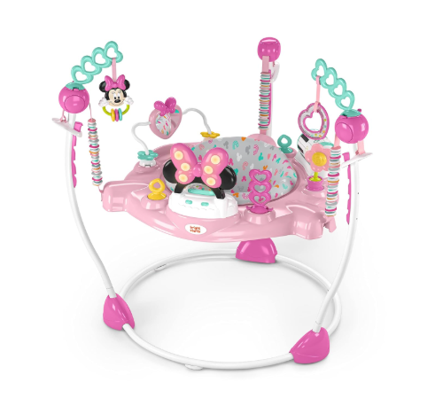 Shop Bright Starts Disney Baby Minnie Mouse Baby Activity Center Jumper, Forever Besties at Goodbuygears