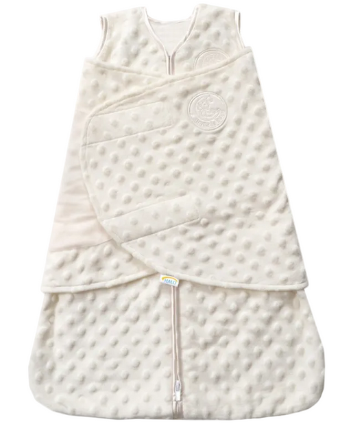 Shop Halo SleepSack Swaddle, Cream Plushy Dots Velboa, Newborn at Goodbuygears
