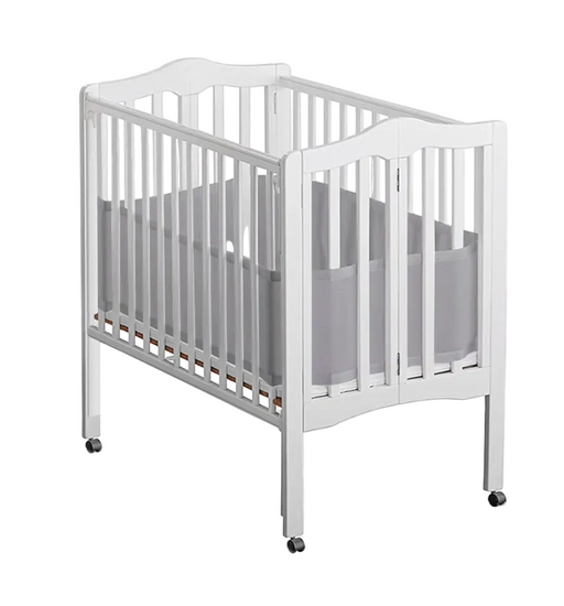 Shop Halo BreathableBaby Mini Crib Breathable Mesh Liner, Grey, Classic at Goodbuygears