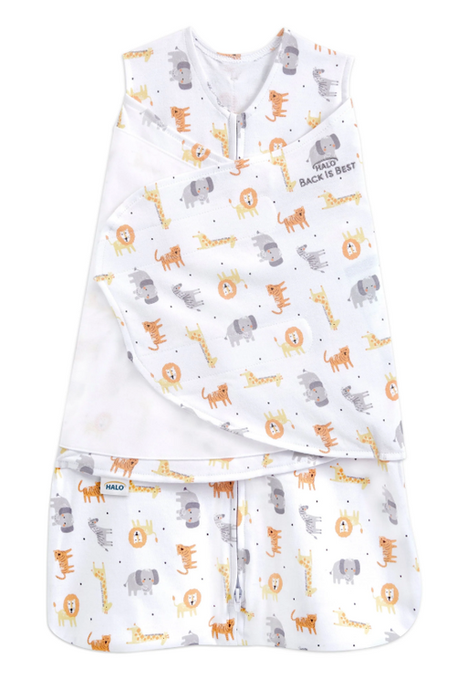Shop Halo SleepSack Swaddle, Jungle, Newborn at Goodbuygears