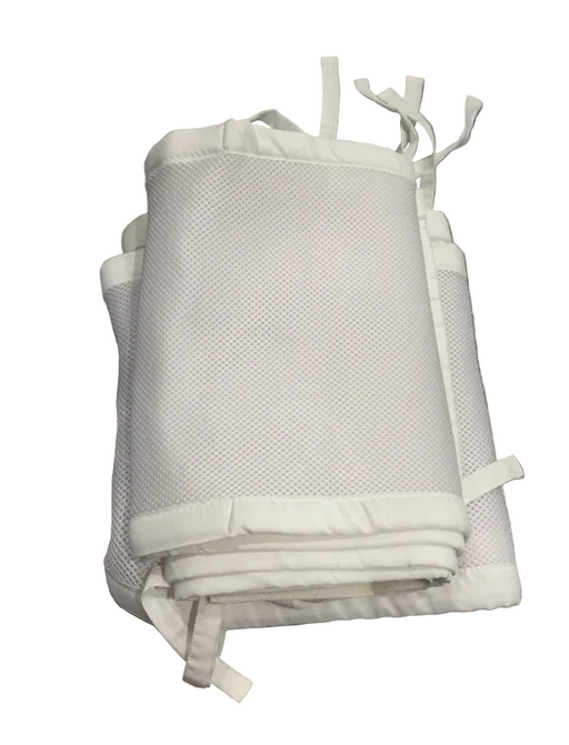 Shop Breathable Baby Mesh Crib Liner, White, Full Size/4 Sides at Goodbuygears