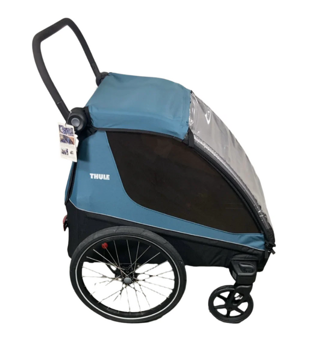 Shop Thule Courier Bike Convertible Trailer, 2021, Agean Blue at Goodbuygears