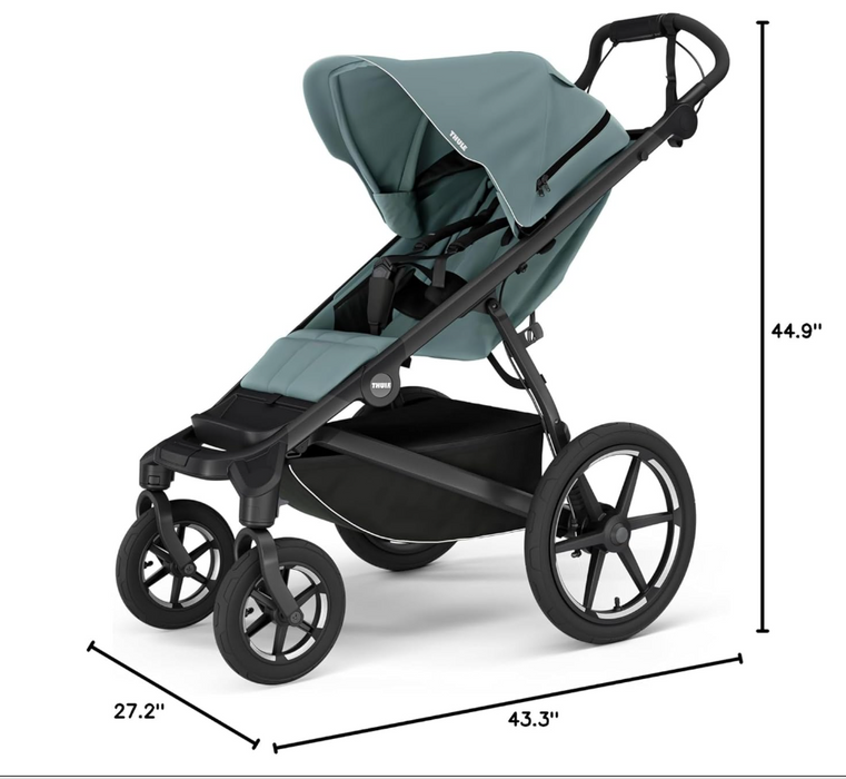 Shop Thule Urban Glide 4-Wheel Stroller, 2023, Click In Buckle, Mid Blue at Goodbuygears