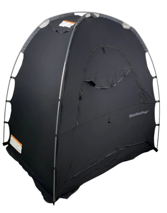 Shop SlumberPod 3.0 Sleep Canopy with Fan, Black with Gray Accents at Goodbuygears
