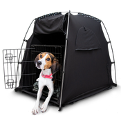Shop SlumberPod Pet Crate Cover, Black at Goodbuygears