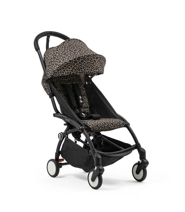 Shop Stokke YOYO3 Complete Stroller, Black, 2024, Leopard at Goodbuygears