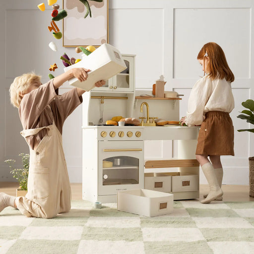 Shop Tiny Land Wooden Play Kitchen with Storage at Goodbuygears
