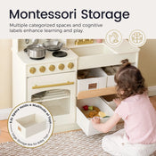 Shop Tiny Land Wooden Play Kitchen with Storage at Goodbuygears