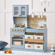 Shop Tiny Land Serenity Wooden Kitchen, Blue at Goodbuygears