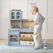 Shop Tiny Land Serenity Wooden Kitchen, Blue at Goodbuygears