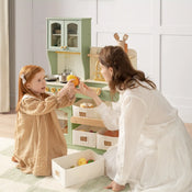 Shop Tiny Land Serenity Wooden Kitchen, Green at Goodbuygears