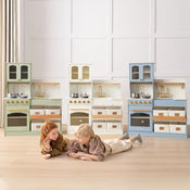 Shop Tiny Land Serenity Wooden Kitchen, Green at Goodbuygears