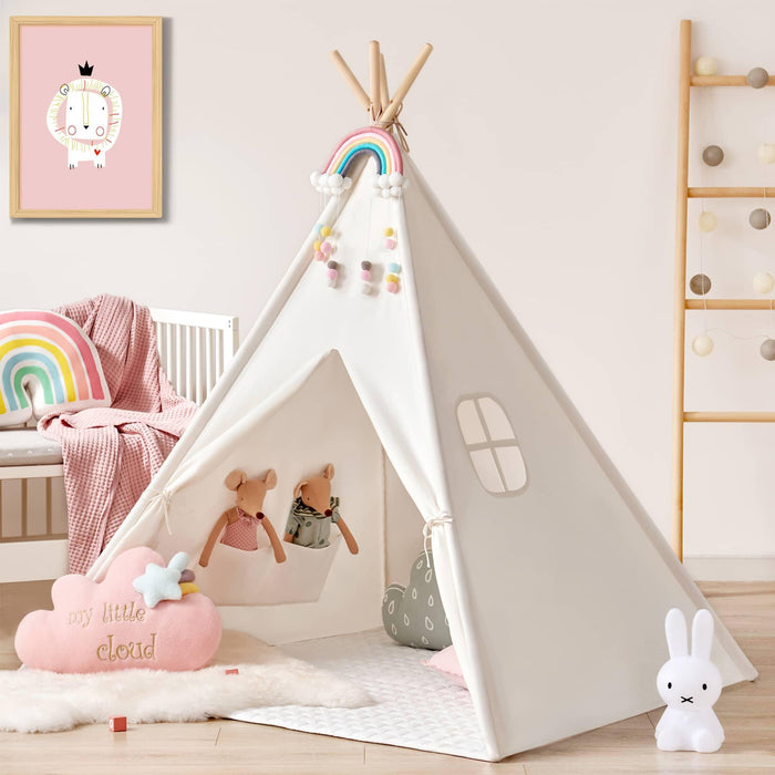Shop Tiny Land Indoor Play Tent with Floor Mat at Goodbuygears