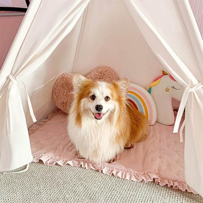 Shop Tiny Land Indoor Play Tent with Floor Mat at Goodbuygears