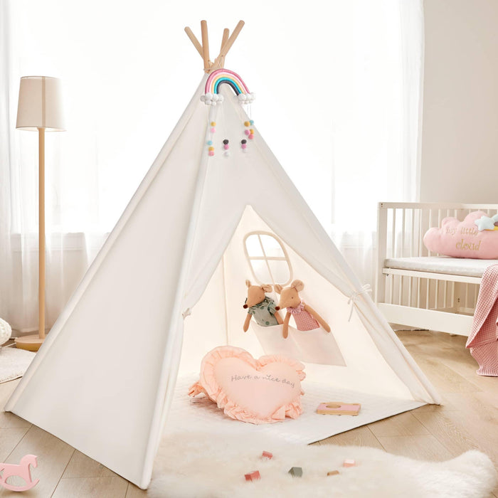 Shop Tiny Land Indoor Play Tent with Floor Mat at Goodbuygears
