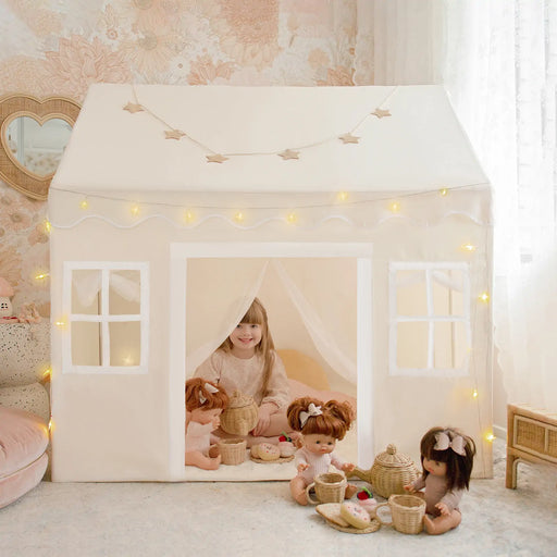 Shop Tiny Land Playhouse Tent, Natural Cream at Goodbuygears