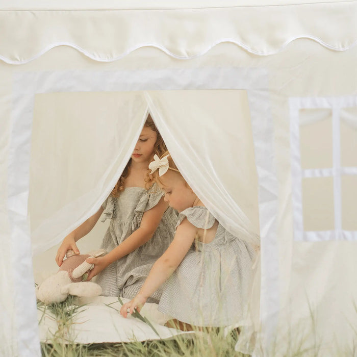 Shop Tiny Land Playhouse Tent, Natural Cream at Goodbuygears