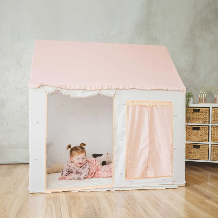 Shop Tiny Land Sweet Citrus Kids Play Tent, White and Pink at Goodbuygears