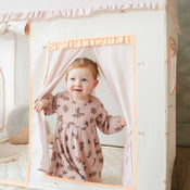 Shop Tiny Land Sweet Citrus Kids Play Tent, White and Pink at Goodbuygears