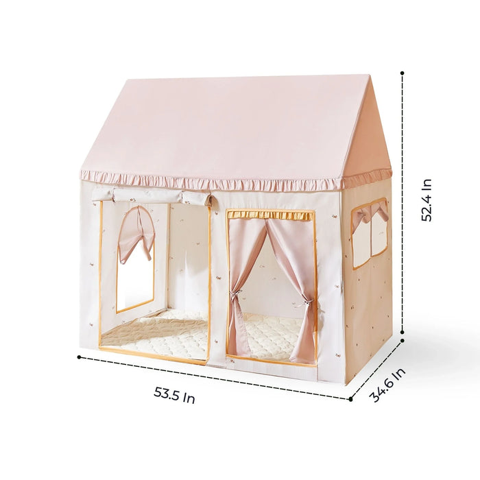 Shop Tiny Land Sweet Citrus Kids Play Tent, White and Pink at Goodbuygears
