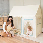 Shop Tiny Land Sweet Citrus Kids Play Tent, White and Blue at Goodbuygears