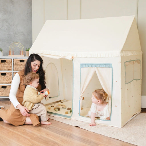 Shop Tiny Land Sweet Citrus Kids Play Tent, White and Blue at Goodbuygears