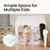 Shop Tiny Land Sweet Citrus Kids Play Tent, White and Blue at Goodbuygears