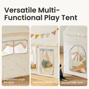 Shop Tiny Land Sweet Citrus Kids Play Tent, White and Blue at Goodbuygears