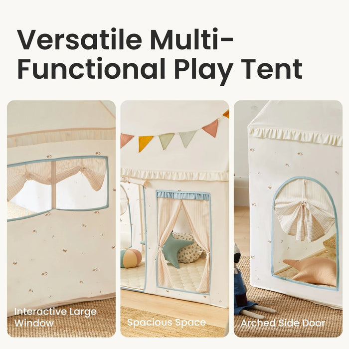 Shop Tiny Land Sweet Citrus Kids Play Tent, White and Blue at Goodbuygears
