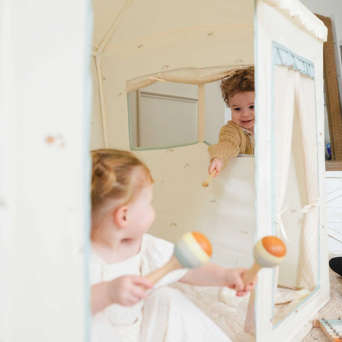 Shop Tiny Land Sweet Citrus Kids Play Tent, White and Blue at Goodbuygears