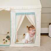 Shop Tiny Land Sweet Citrus Kids Play Tent, White and Blue at Goodbuygears