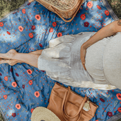 Shop Little Unicorn Outdoor Blanket, Midnight Poppy at Goodbuygears