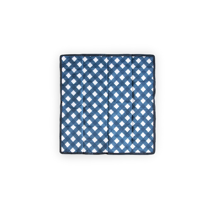 Shop Little Unicorn Outdoor Blanket, Navy Plaid at Goodbuygears