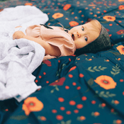 Shop Little Unicorn Outdoor Blanket, Midnight Poppy at Goodbuygears