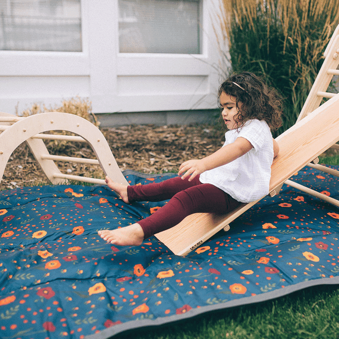 Shop Little Unicorn Outdoor Blanket, Midnight Poppy at Goodbuygears