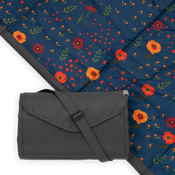 Shop Little Unicorn Outdoor Blanket, Midnight Poppy at Goodbuygears