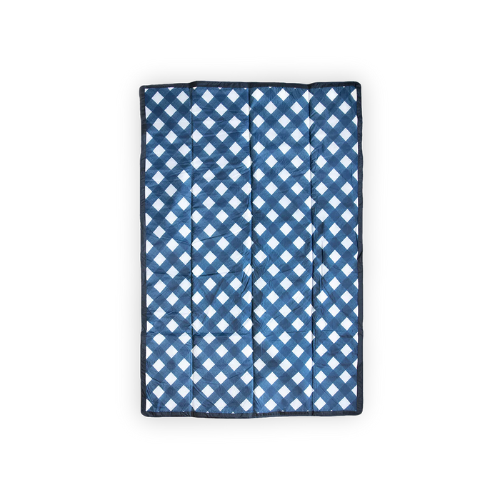 Shop Little Unicorn Outdoor Blanket, Navy Plaid at Goodbuygears
