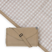 Shop Little Unicorn Outdoor Blanket, Beige Buffalo Check at Goodbuygears