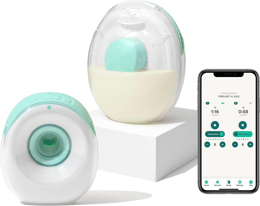 Willow Go Wearable Breast Pump, 21mm, Double