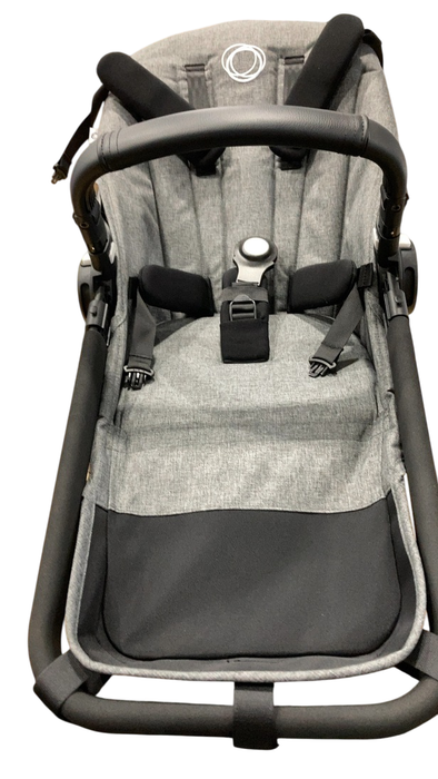 Shop Bugaboo Donkey 5 Duo Extension Set, Grey Melange, Black Frame, Grey Melange, 2025, without Canopy at Goodbuygears