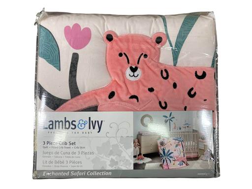 Shop Lambs & Ivy 3 Piece Crib Set, Enchanted Safari at Goodbuygears